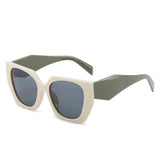Techsuit Sunglasses (3967), for Women, PC Frame and Lens, Bej / Gray