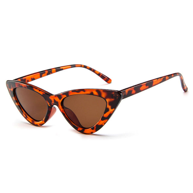 Techsuit Sunglasses (5040), for Women, PC Frame and Lens, Triangular, Leopard