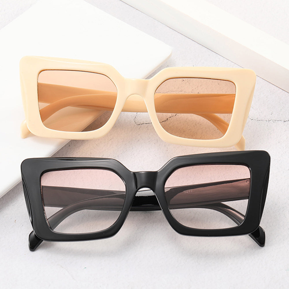 Techsuit Sunglasses (5277), for Women with PC Frame and Lens, Square Shape, Negru / Gray
