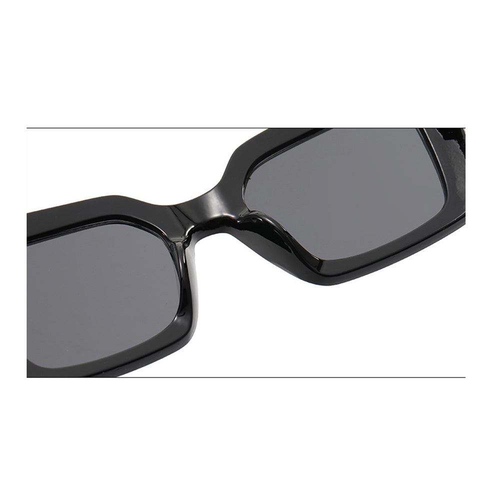 Techsuit Sunglasses (5277), for Women with PC Frame and Lens, Square Shape, Leopard / Maro
