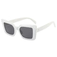 Techsuit Sunglasses (5277), for Women with PC Frame and Lens, Square Shape, Alb / Gray
