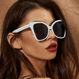 Techsuit Sunglasses (5335), for Women with PC Frame and Lens, Butterfly Shape, Negru / Gray
