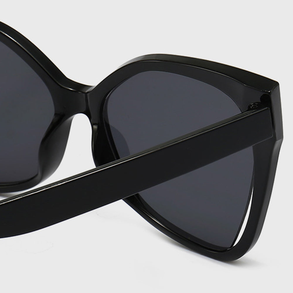 Techsuit Sunglasses (5335), for Women with PC Frame and Lens, Butterfly Shape, Rosu / Gray