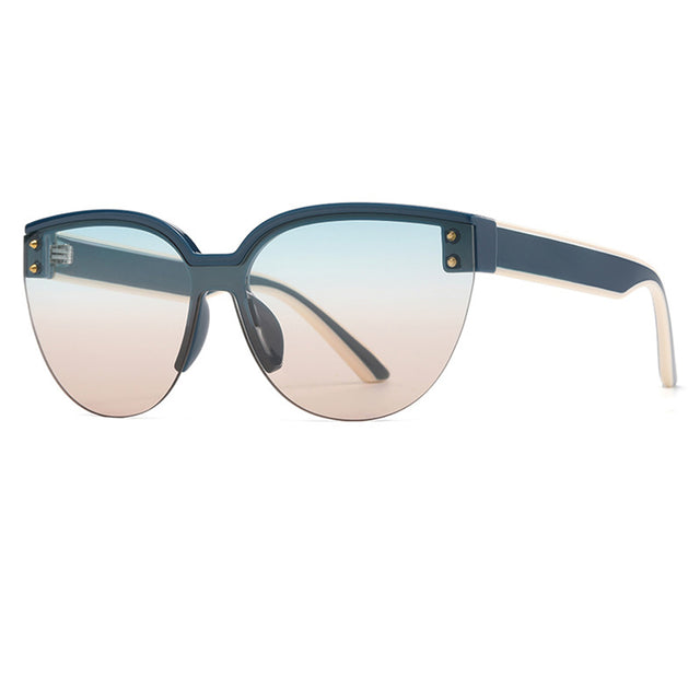 Techsuit Sunglasses (6506), for Women, PC Frame and Lens, Verde / Brown