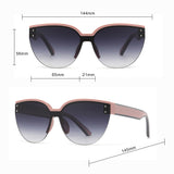 Techsuit Sunglasses (6506), for Women, PC Frame and Lens, Verde / Brown