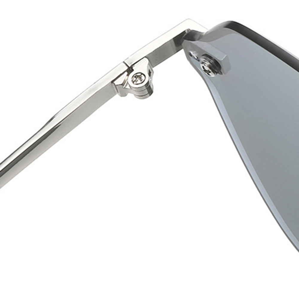 Techsuit Sunglasses (8195), for Women, Metal and PC, Argintiu / Black Gray