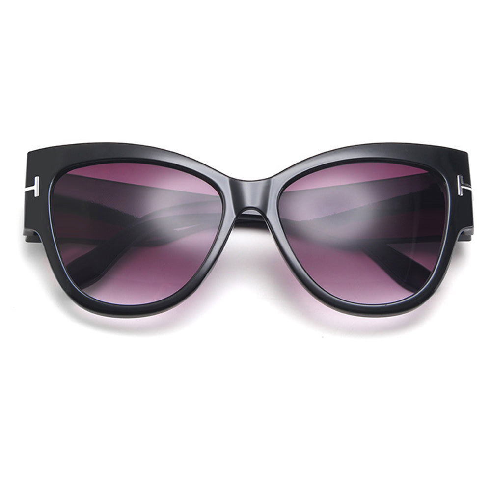Techsuit Sunglasses (9778), for Women with PC Frame and Lens, Cat Eye, Maro