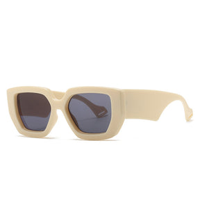 Techsuit Sunglasses (86321), for Women with PC Frame and Lens, Vintage, Bej