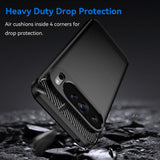 Husa de protectie Techsuit Carbon Silicone compatibil cu Google Pixel 9 Pro XL, Negru