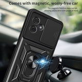 Husa de protectie Techsuit CamShield Series compatibil cu Motorola Moto G54 Power Edition / G64, Negru