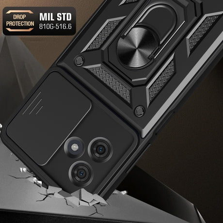 Husa de protectie Techsuit CamShield Series compatibil cu Motorola Moto G54 Power Edition / G64, Negru