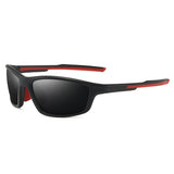 Techsuit Bike Glasses (3047), for Cycling and Sport Outdoor Activities, with UV Protection, Unisex, Negru / Red