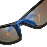 Techsuit Bike Glasses (3047), for Cycling and Sport Outdoor Activities, with UV Protection, Unisex, Negru / Red