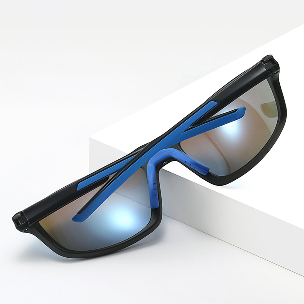 Techsuit Bike Glasses (3047), for Cycling and Sport Outdoor Activities, with UV Protection, Unisex, Negru / Red