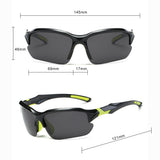 Techsuit Bike Glasses (9301), for Cycling and Sport Outdoor Activities, with UV Protection, Unisex, Negru / Blue