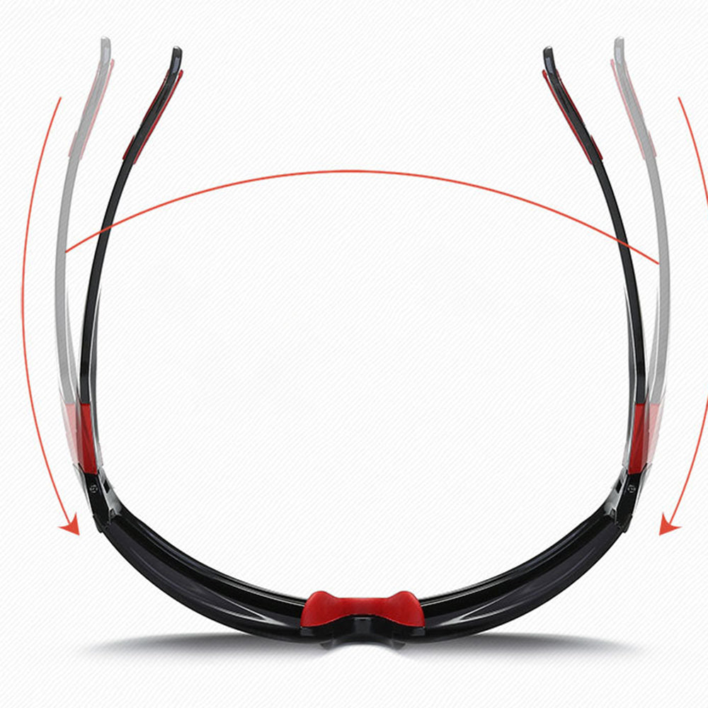 Techsuit Bike Glasses (9301), for Cycling and Sport Outdoor Activities, with UV Protection, Unisex, Negru / Blue