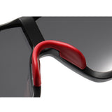 Techsuit Bike Glasses (9330), for Cycling, Sport Outdoor Activities, PC Frame and Lens, Unisex, Negru / Red