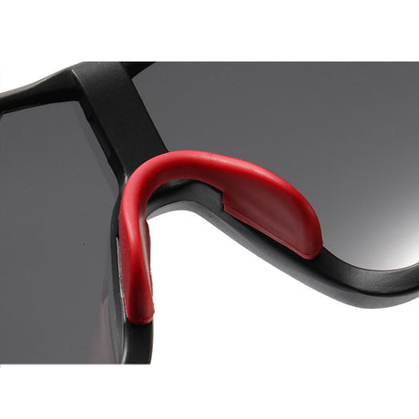 Techsuit Bike Glasses (9330), for Cycling, Sport Outdoor Activities, PC Frame and Lens, Unisex, Negru / Red