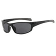 Techsuit Bike Glasses (9937), for Cycling, Sport Outdoor Activities, PC, Rectangular Shape, Unisex, Negru