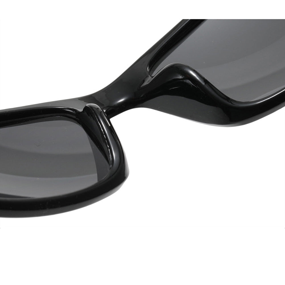 Techsuit Bike Glasses (9937), for Cycling, Sport Outdoor Activities, PC, Rectangular Shape, Unisex, Negru