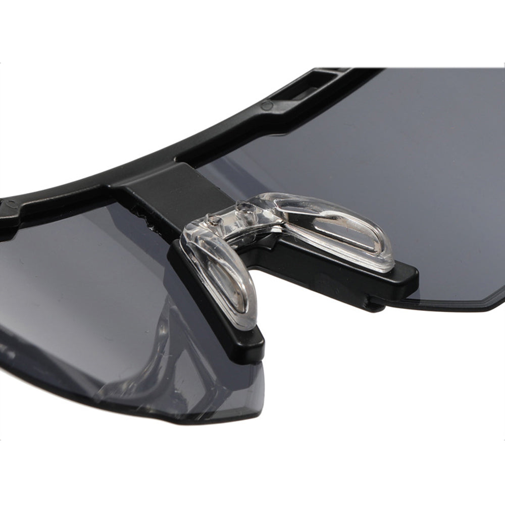 Techsuit Bike Glasses (9963), for Cycling, Sport Outdoor Activities, with PC Frame and Lens, Unisex, Negru