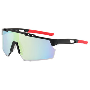 Techsuit Bike Glasses (9963), for Cycling, Sport Outdoor Activities, with PC Frame and Lens, Unisex, Negru / Light Blue