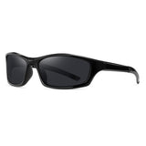 Techsuit Bike Glasses (24101), for Cycling and Sport Outdoor Activities, Polarized, Unisex, Negru