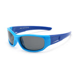 Techsuit Sunglasses Polarised (800-C29), for Kids, Sport Type, Flexible, Albastru / Dark Blue