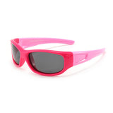 Techsuit Sunglasses Polarised (800-C30), for Kids, Sport Type, Flexible, Rose Red / Roz