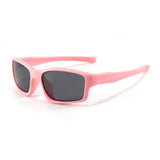 Techsuit Sunglasses Polarised (8202-C22), for Kids, Sport Type, Roz