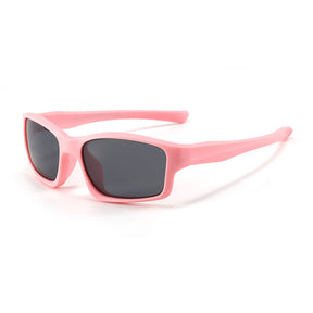Techsuit Sunglasses Polarised (8202-C22), for Kids, Sport Type, Roz