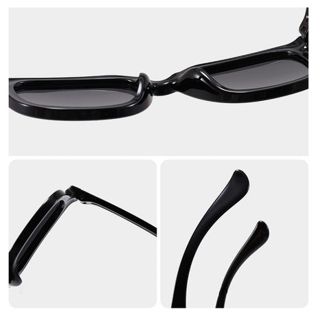 Ochelari de Soare Techsuit (8351-C29), Forma Patrata, Albastru Inchis