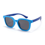 Ochelari de Soare Techsuit (8351-C29), Forma Patrata, Albastru Inchis