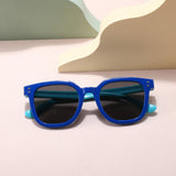 Ochelari de soare Techsuit (8351-C28), Patrati, Polarizati, Albastru inchis
