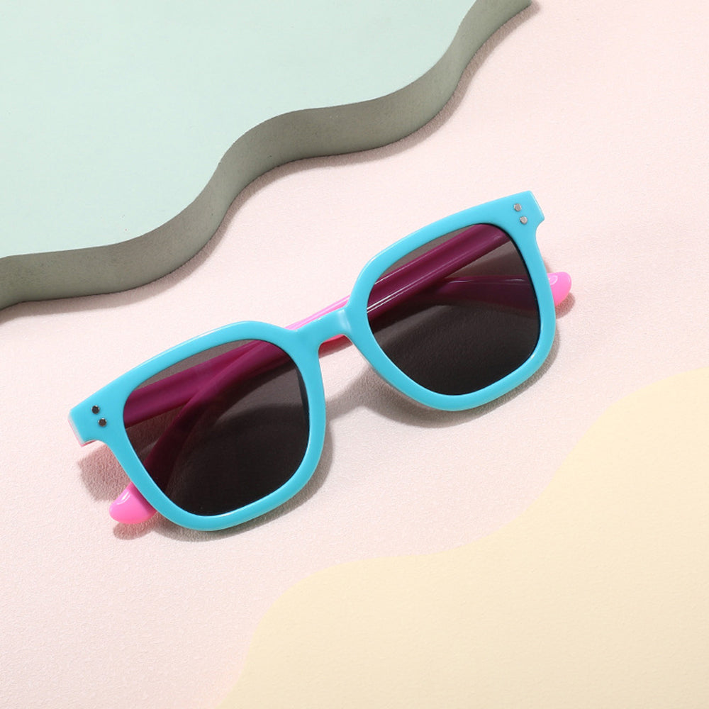 Ochelari de Soare Techsuit (8351-C42), Patrati, Polarizati, Roz