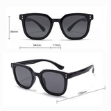 Ochelari de Soare Techsuit (8351-C11), Patrati, Polarizati, Negru