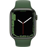 Használt okosóra - Apple Watch Series 7 Cellular, 45 mm, Zöld alumíniumtok, Clover Sport Band - akkumlátor állapot: 86%