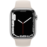 Használt - Apple Watch Series 7 Cellular, 45 mm, Starlight (fehér) - akkumulátor állapota: 90%