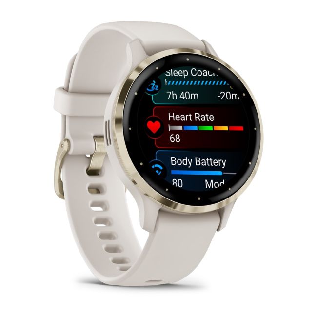 Garmin Venu 3S Okosóra, Wi-Fi, szilikon szíj