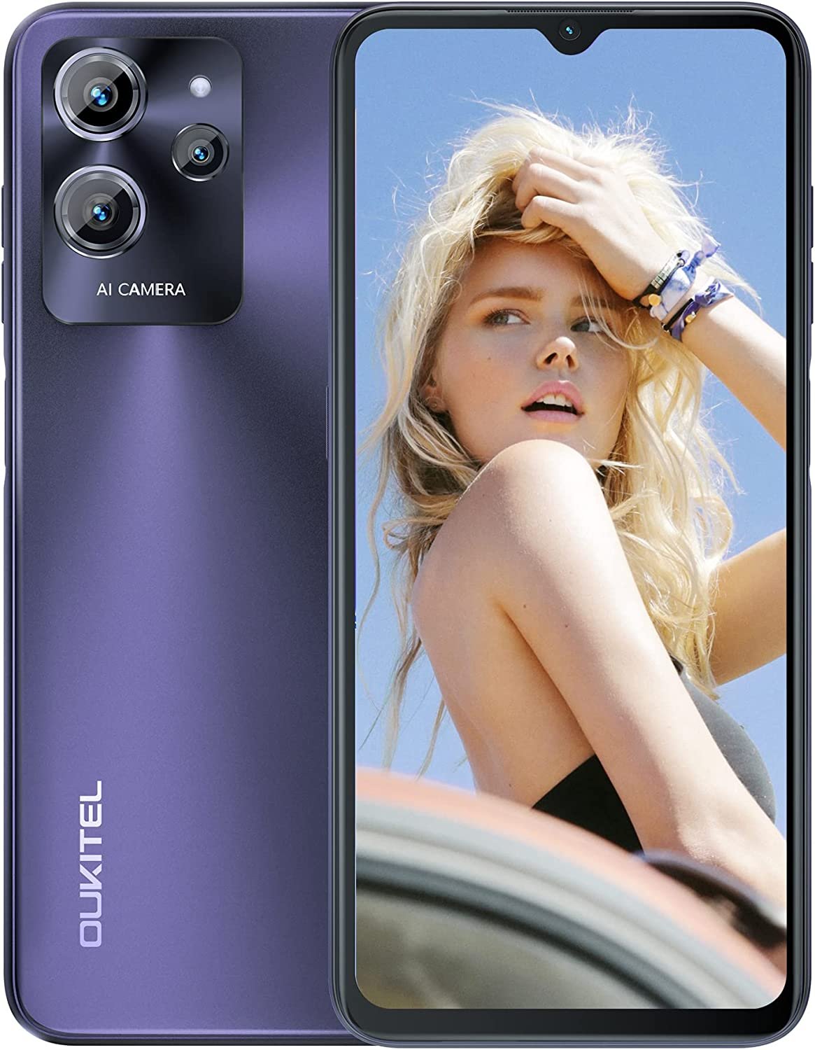 Telefon mobil Oukitel C32 - Purple / 128 GB - NotebookGsm