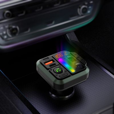 BLUE STAR Bluetooth QC3.0 PD adó FM 20W AutoBeat MT04B fekete 