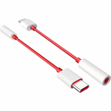 Adaptor Audio USB-C - 3.5mm OnePlus TC01W, 0.09m, Rosu 5461100024