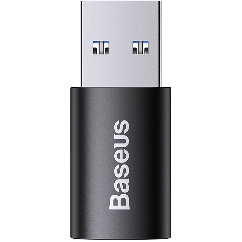 Adaptor Incarcare USB-C - USB-A Baseus Ingenuity, Negru ZJJQ000101