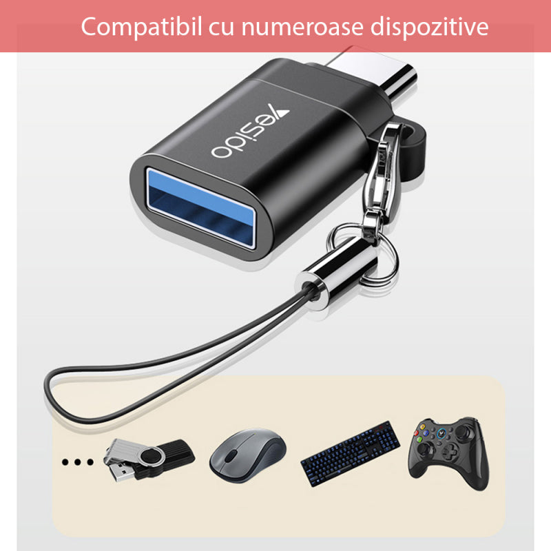 Adaptor OTG USB-C - USB-A Yesido GS06