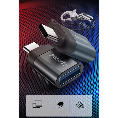 Yesido GS06 USB-C - USB-A OTG adapter