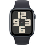 Apple Watch SE (2023), GPS, Midnight Aluminiumtok 44mm, Midnight Sport Band - M/L