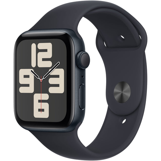 Apple Watch SE (2023), Second Hand - GPS, Cellular, Carcasa Midnight Aluminium 44mm, Midnight Sport Band, M/L - NotebookGsm