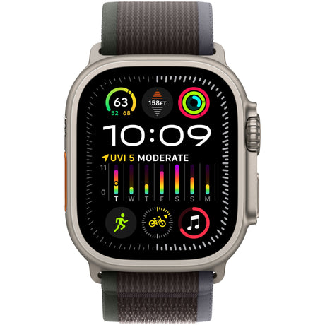 Apple Watch Ultra 2, GPS, Cellular, Carcasa Titanium 49mm, Blue/Black Trail Loop - M/L - NotebookGsm