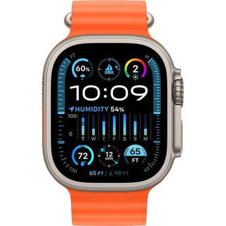Apple Watch Ultra 2, GPS, Cellular, Carcasa Titanium 49mm, Orange Ocean Band - NotebookGsm