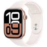 Apple Watch Series 10 GPS, Silver Aluminiumtok 46mm, Blue Cloud Sport Loop